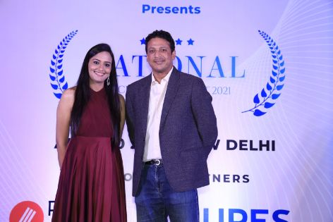 Best Female Emcee in Delhi/Gurgaon award show, celebrity event, mahesh bhupathi